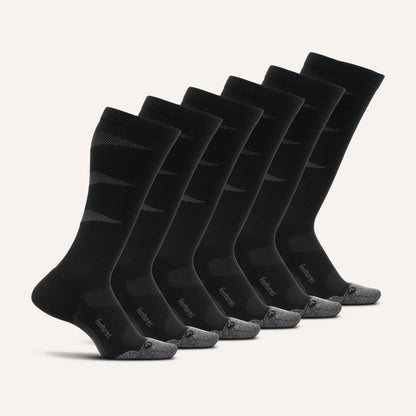 Graduated Compression Light Cushion Knee High 6 Pack