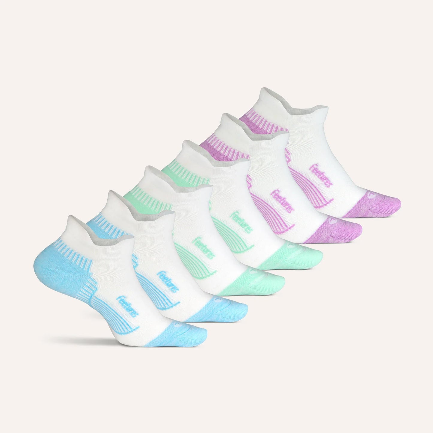 Plantar Fasciitis Relief Sock Light Cushion Tab 6 Pack