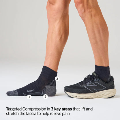 Plantar Fasciitis Relief Sock Light Cushion Quarter