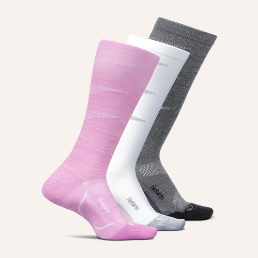 Graduated Compression Light Cushion Knee High 3 Pack