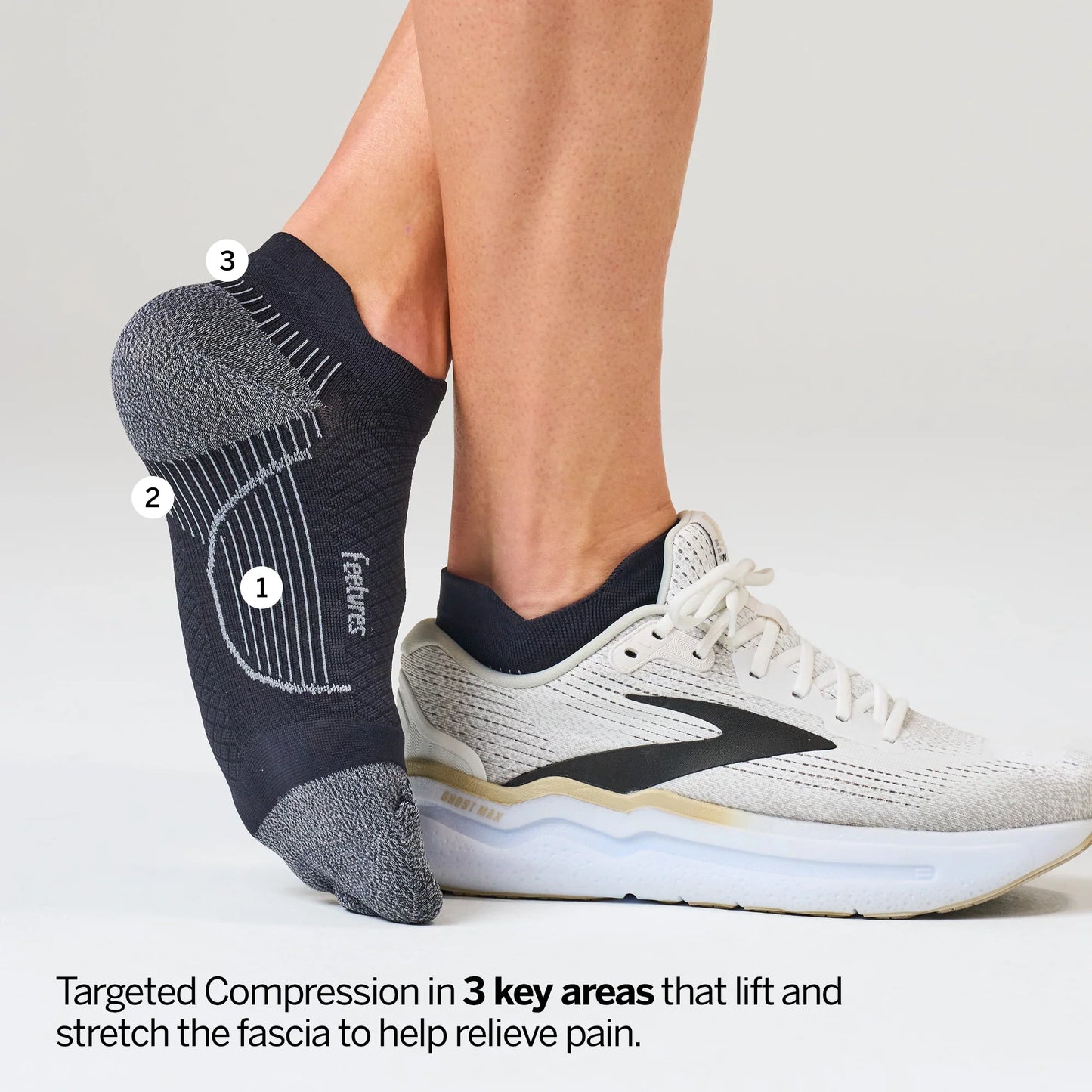 Plantar Fasciitis Relief Sock Ultra Light Tab